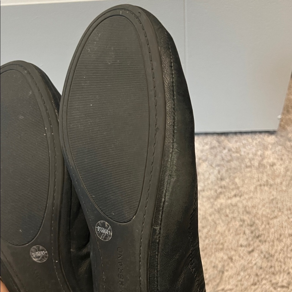 Lucky Brand Black Leather Flats - Picture 7 of 8
